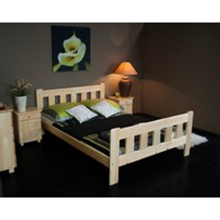 Posteľ PATI 90x200cm z masívu borovice Borovica