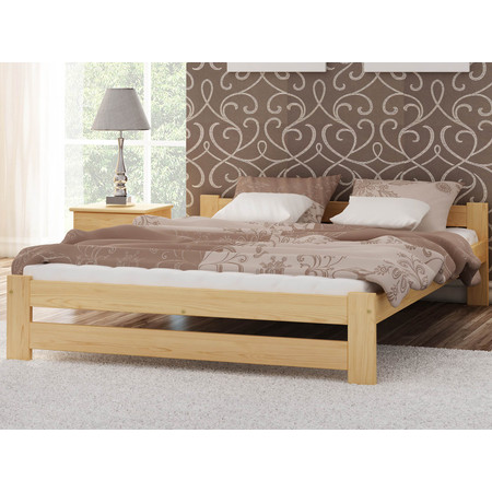 Posteľ NELI 140x200cm z masívu borovice Borovica
