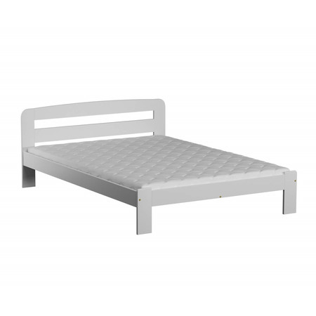 Posteľ Sara 180x200 z masívu borovice biela