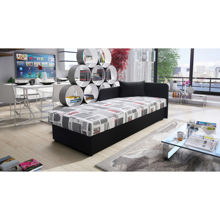 Váľanda 106 HANNAH Ľavá Čierna+vzor London