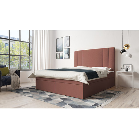 Posteľ 61 GAZA 160x200 cm Hnedá