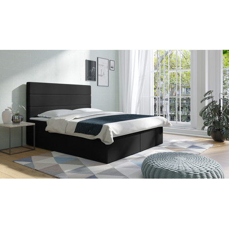 Posteľ 62 BAKU 200x200 cm Čierna