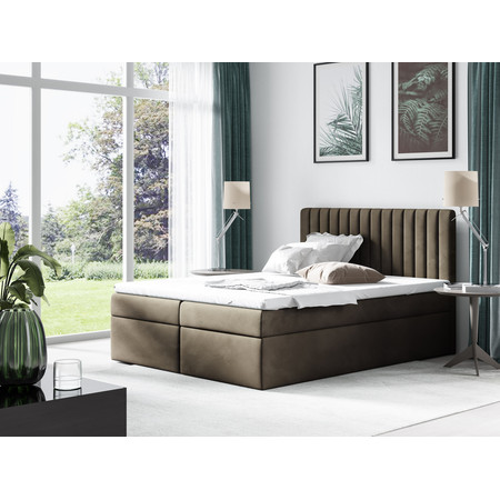 Posteľ 69 BISSAU 180x200 cm Hnedá