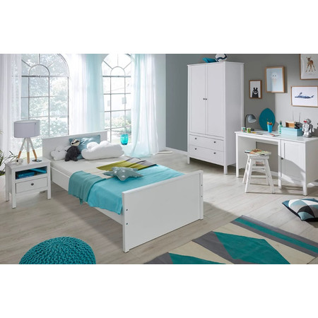 Posteľ FARGE - biela