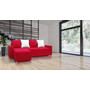 Rozkladacia rohová sedačka FILIP 2 Červená