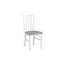 Jedálenská stolička MILANO 1 Biela Tkanina 37B