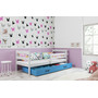 Detská posteľ ERYK 200x90 cm Modrá Biela