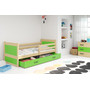 Detská posteľ RICO 200x90 cm Zelená Borovica