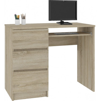 Počítačový stôl A-6 ľavý dub sonoma