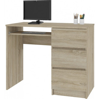 Počítačový stôl A-6 pravý dub sonoma