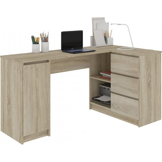 Počítačový stôl B-20 pravý dub sonoma