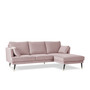 Rohová sedacia súprava FALCO Pravá Ružová