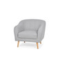 Kreslo HAMPI Svetlo sivá
