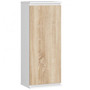 Vitrína CLP W 40 cm biela/dub sonoma