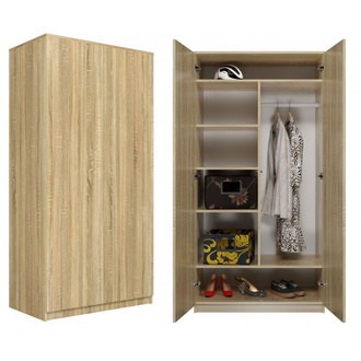 Šatníková skriňa SD-90 - dub sonoma