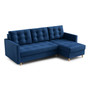 Rozkladacia rohová sedacia súprava DIVO Modrá