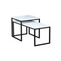 Konferenčné stolíky NATI - biela/čierna