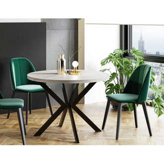 Jedálenský stôl ELA - šedá / čierna