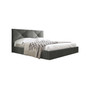Čalúnená posteľ KARINO rozmer 120x200 cm Tmavosivá