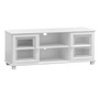 Televízny stolík RTV108 136x47 cm Biela