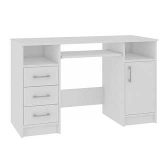 Počítačový stôl Ana biely