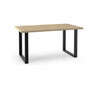 Jedálenský stôl BOLO - dub sonoma/čierna