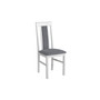 Jedálenská stolička NILO 2 Tkanina 2B Biela - galéria #1