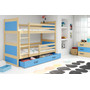 Detská poschodová posteľ RICO 160x80 cm Modrá Borovica - galéria #3