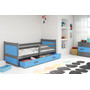 Detská posteľ RICO 200x90 cm Modrá Sivá  - galéria #1