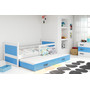 Detská posteľ s výsuvnou posteľou RICO 190x80 cm Sivá Sivá  - galéria #4
