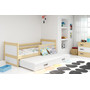 Detská posteľ s výsuvnou posteľou RICO 200x90 cm Zelená Biela - galéria #1
