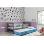 Detská posteľ s výsuvnou posteľou ERYK 190x80 cm Biela Ružová - galéria #2