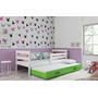 Detská posteľ s výsuvnou posteľou ERYK 200x90 cm Biela Ružová - galéria #6