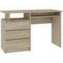 Počítačový stôl CLP 135 cm dub sonoma - galéria #3