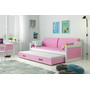 Detská posteľ alebo gauč s výsuvnou posteľou DAVID 200x90 cm Ružová Biela - galéria #3
