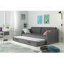 Detská posteľ alebo gauč s výsuvnou posteľou DAVID 200x90 cm Modrá Biela - galéria #14