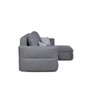 Rozkladacia sedacia súprava JUSTI Tmavo sivá/svetlo sivá - galéria #4