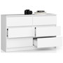 Komoda K120 6SZ biela - galéria #4