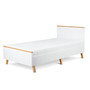 Posteľ FRISK 90 cm - biela/ dub - galéria #2