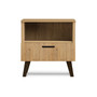 Nočný stolík FRISK 1SZ  - dub - galéria #1