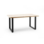 Jedálenský stôl BOLO II - dub sonoma/čierna - galéria #1