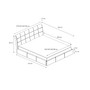 Čalúnená posteľ ADLO rozmer 140x200 cm - galéria #1