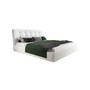 Čalúnená posteľ ADLO rozmer 160x200 cm Čierna eko-koža - galéria #2
