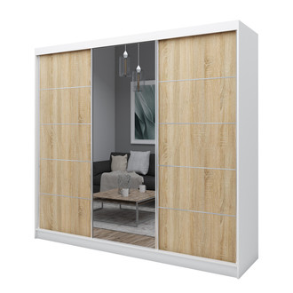 Kvalitná Šatníková Skriňa Makira 240 cm