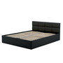 Čalúnená posteľ MONOS II bez matraca rozmer 140x200 cm Čierna eko-koža - galéria #2