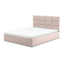Čalúnená posteľ TORES s matracom rozmer 160x200 cm Tmavosivá - galéria #1