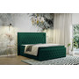 Čalúnená posteľ CESAR vrátane úložného priestoru 200x200 cm Zelená - galéria #8