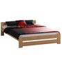Vyvýšená masívna posteľ Euro 180x200 cm vrátane roštu Jelša - galéria #2