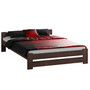 Vyvýšená masívna posteľ Euro 180x200 cm vrátane roštu Jelša - galéria #1
