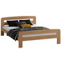 Posteľ KLAUDIA 120x200cm z masívu borovice Jelša